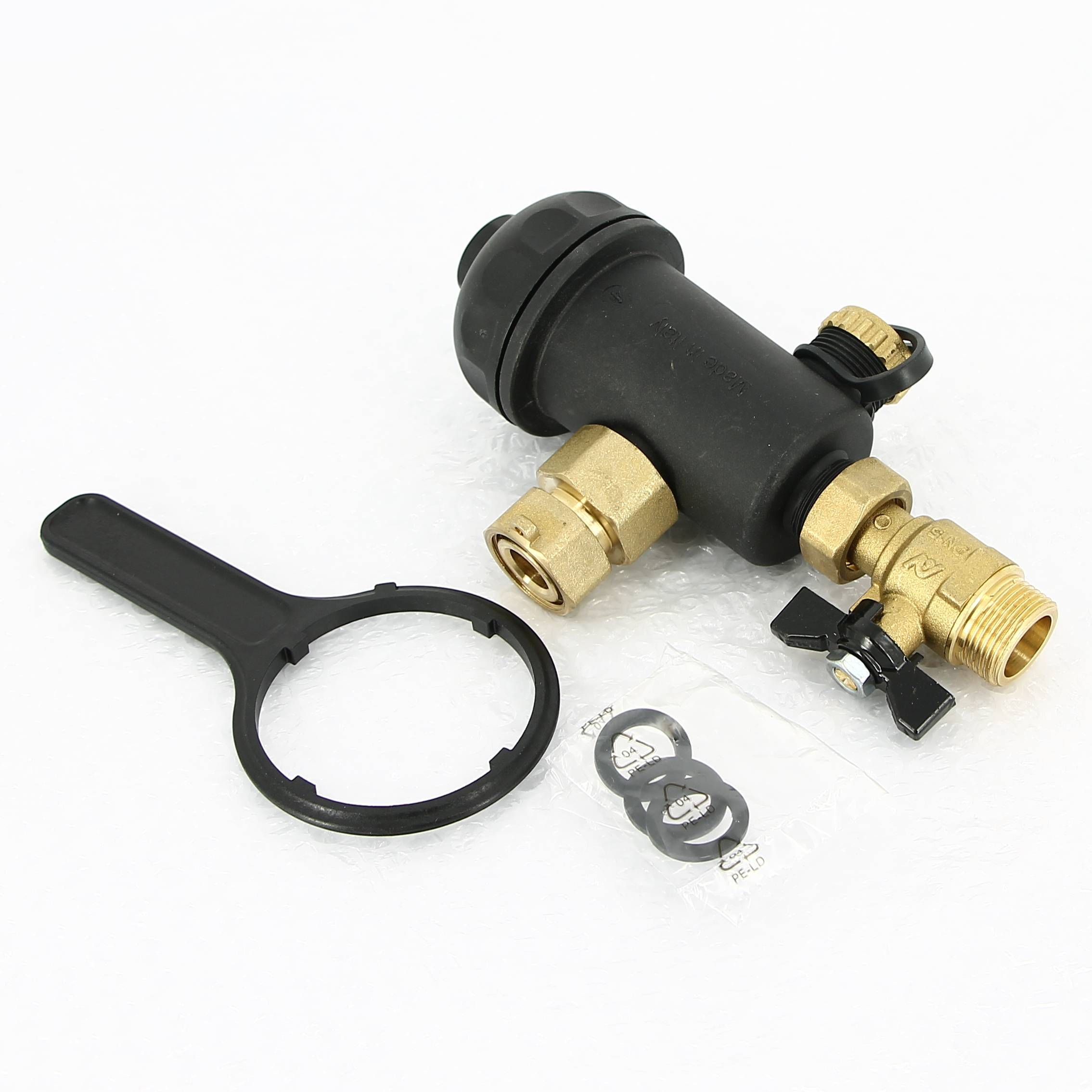 Фильтр-грязеуловитель магнитный Uni-Fitt 3/4 черный 215B3000