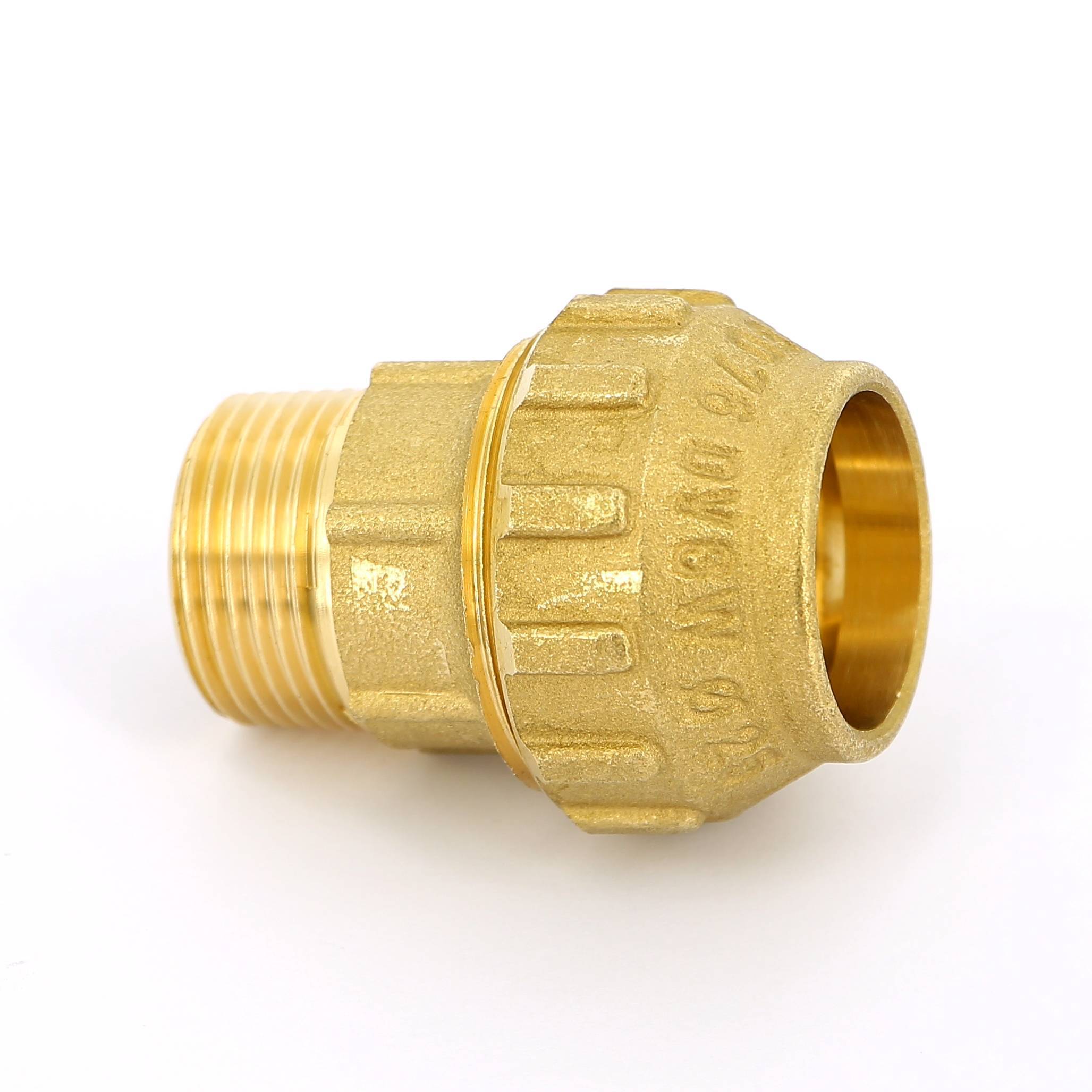 Муфта компрессионная Tiemme 3460CR 25х3/4 наружная резьба 3400002