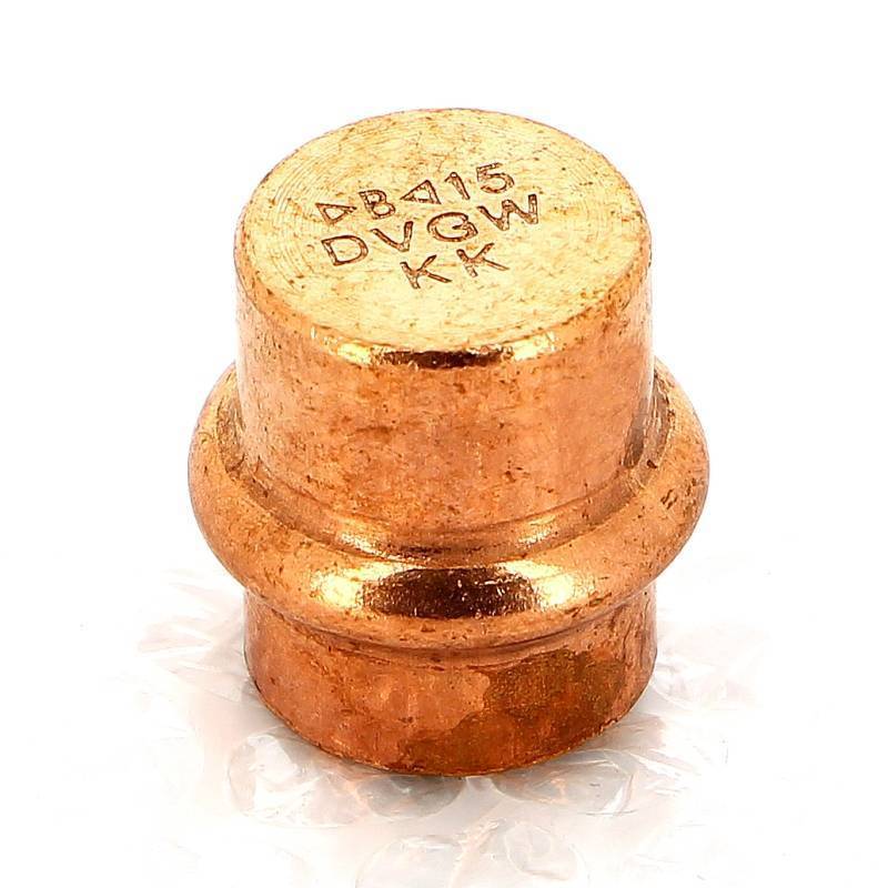 Заглушка пресс IBP 15 мм медь P5301 01500000