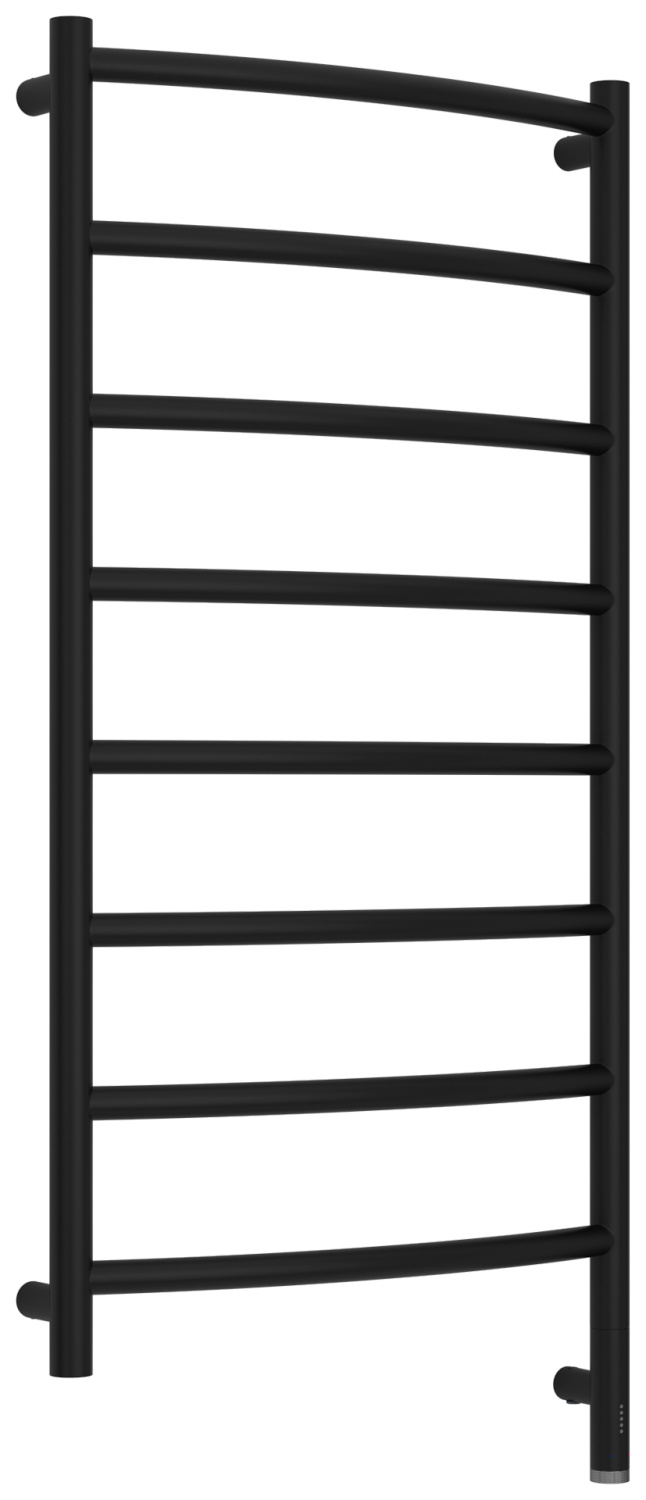 Полотенцесушитель электрический Сунержа Галант 3.1 500x1000 мм правое подключение чёрный матовый 31-6001-1050