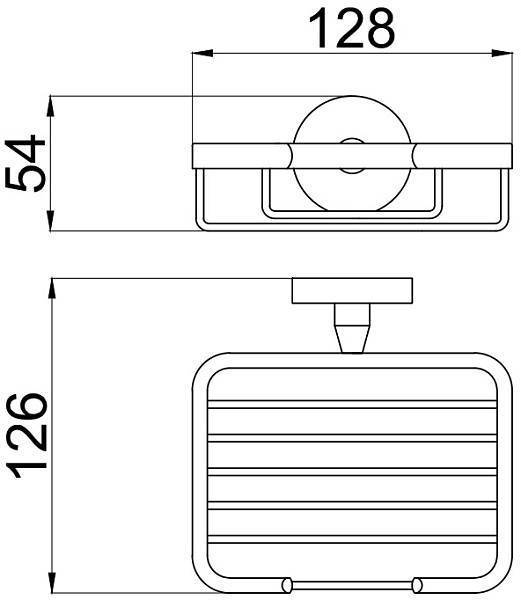 Мыльница для ванной Allen Brau Priority никель 6.31004-BN