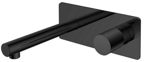 Смеситель для раковины Boheme Stick встраиваемый черный матовый 125-BB.2