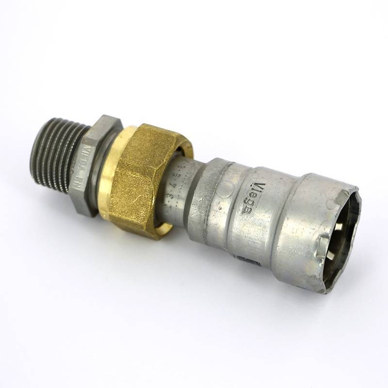 Муфта переходная разъемная пресс-Н Viega Megapress оцинкованная сталь DN15 1/2 718923