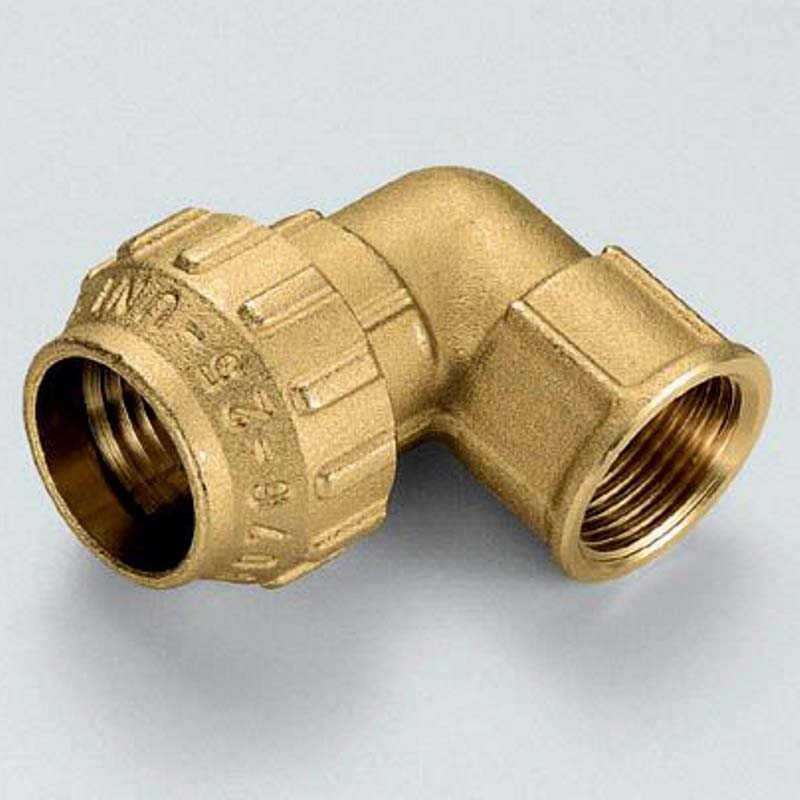 Угольник обжимной Tiemme 3465CR 63х2 внутренняя резьба латунный 3400048