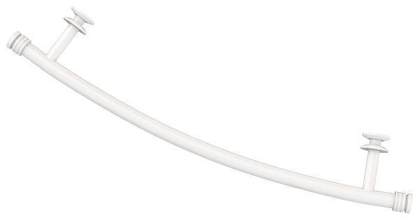 Полка выгнутая Сунержа 531x112x34 мм белый 12-2011-0470