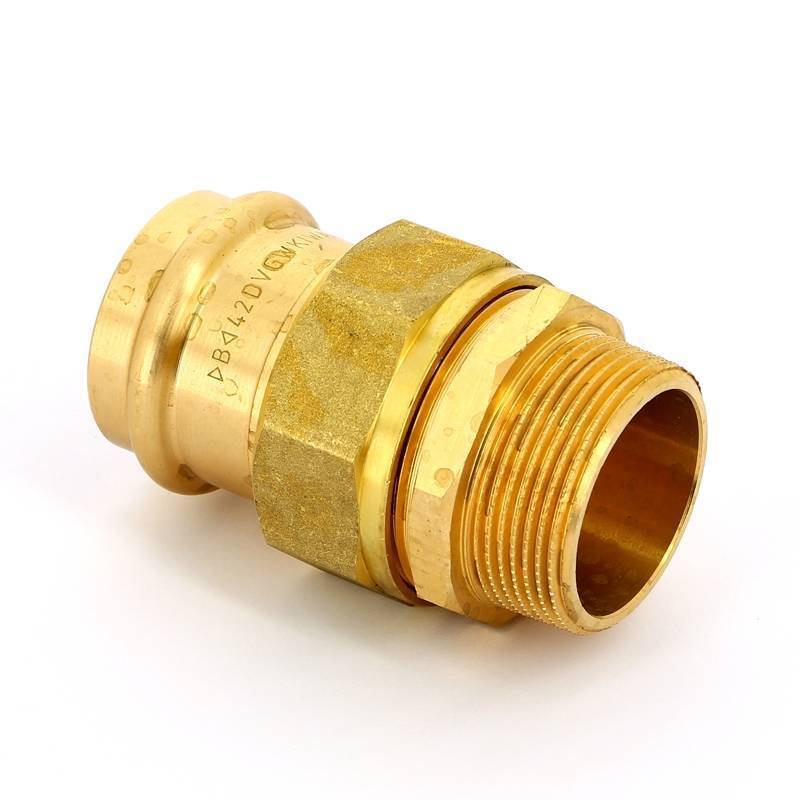 Муфта разъемная пресс-НР IBP >B< Press 42 мм x 1 1/2 бронза P4331G04212000