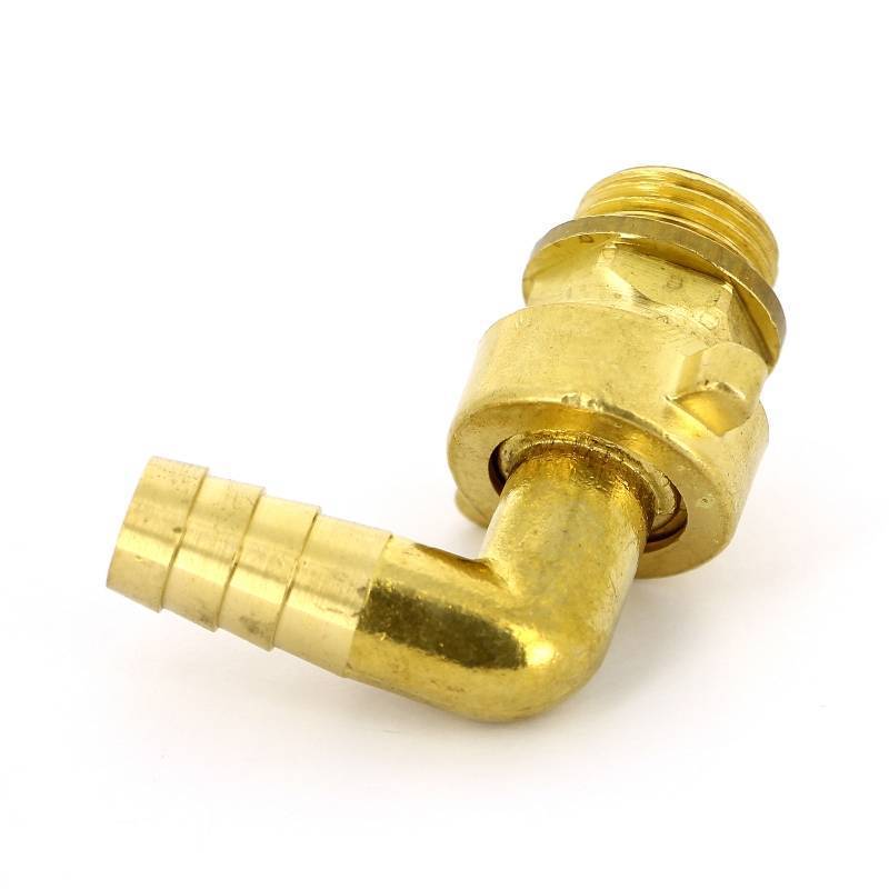 Штуцер для шланга Tiemme 1503 3/4 наружная резьба угловой разъемный 1500494