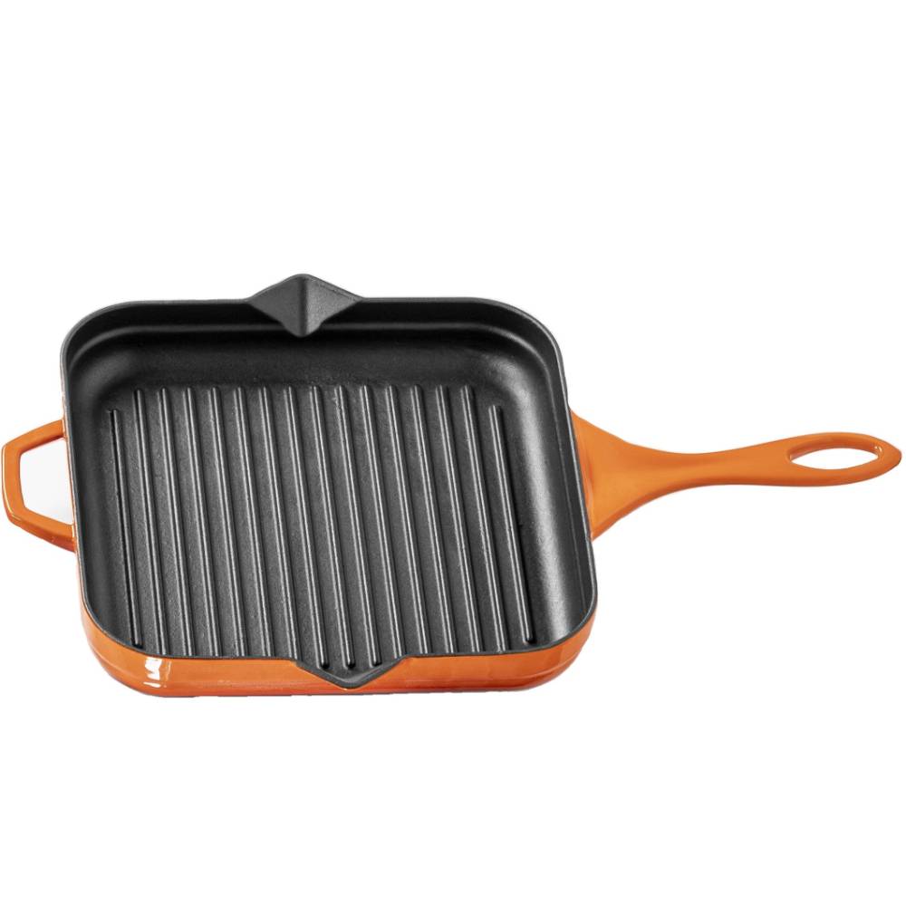 Сковорода-гриль квадратная Hascevher GTV 2828 Orange 28х28 см A856528