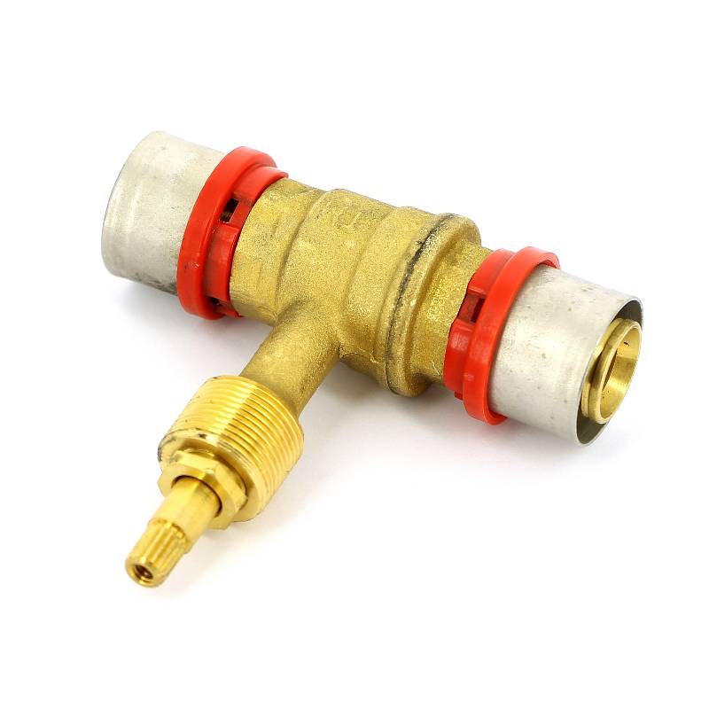 Кран шаровый пресс Tiemme 1680 для скрытого монтажа 26 мм 1680003