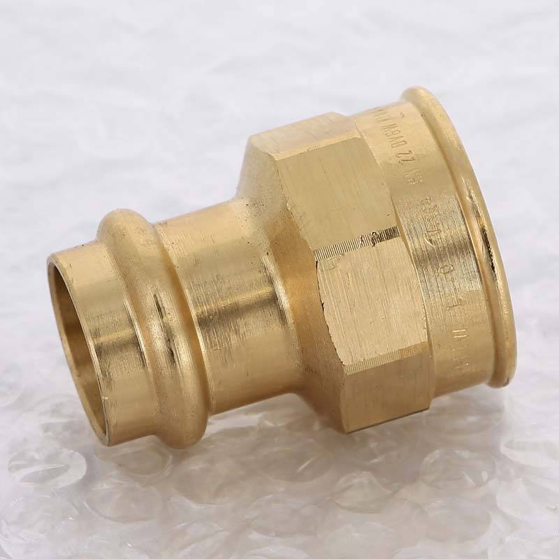 Муфта переходная пресс-В Viega Sanpress бронза 22х1 298128