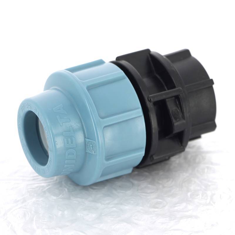 Муфта обжимная Unidelta для труб ПНД с внутренней резьбой 25х3/4 1004025003