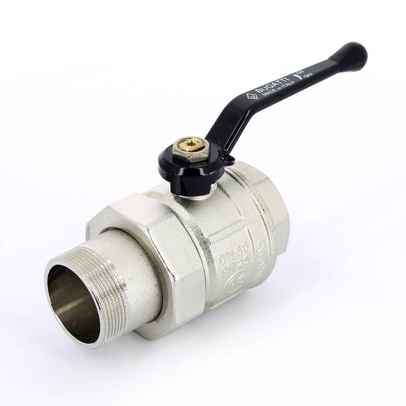 Кран шаровой Bugatti New Jersey 2 НВ с разъемным соединением рычаг 09200008