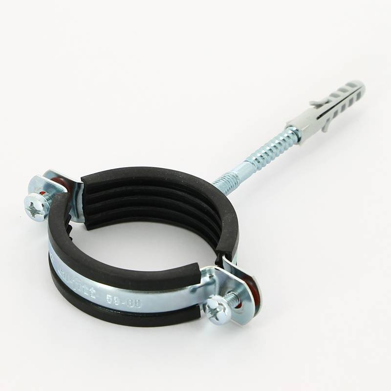 Хомут с резиновым уплотнителем, шпилькой и дюбелем Uni-Fitt 2 дюйма (59-65 мм) 850U7800