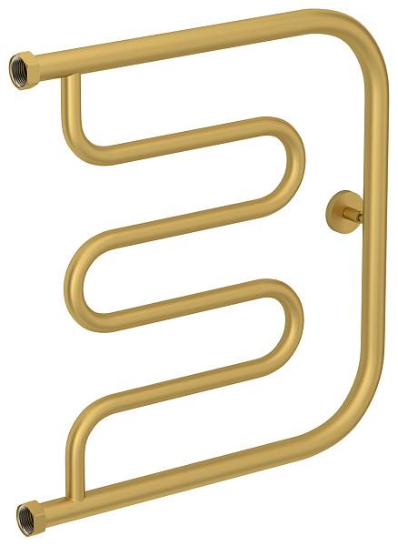 Полотенцесушитель водяной Сунержа Лира 500x500 мм матовое золото 032-0011-5050