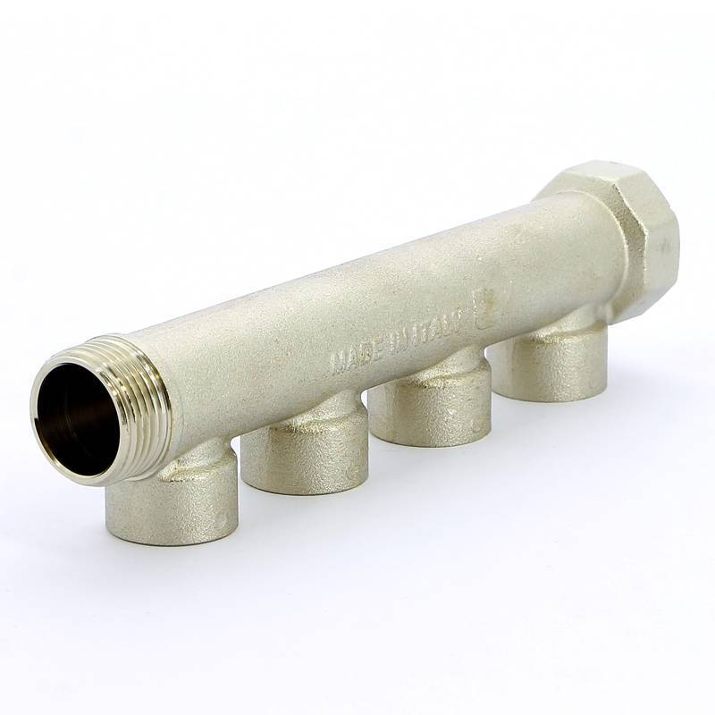 Коллектор никелированный Itap 3/4 НВ 4 выхода 1/2 В 38 мм 450 3/4-4