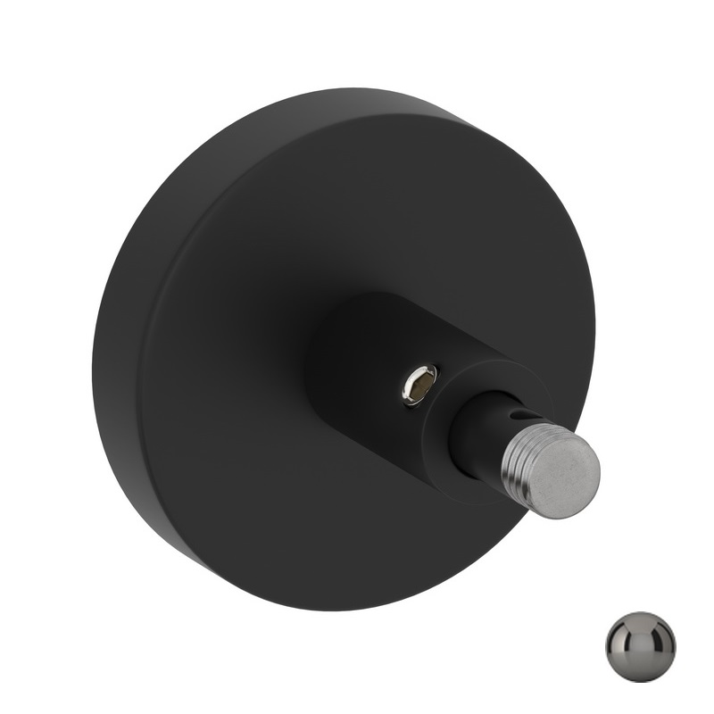 Кронштейн телескопический для полотенцесушителей Сунержа Tube 5х6х5 см чёрный хром глянцевый 01-1500-0000