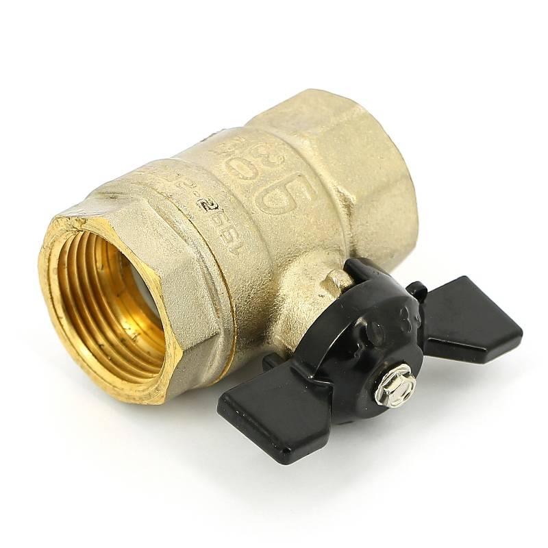 Кран шаровой LD Pride 47.300.25 полнопроходной 1 ВР/ВР бабочка 47.300.25