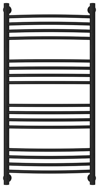 Полотенцесушитель водяной Сунержа Богема+ 500x1000 мм выпуклый матовый черный 31-0221-1050