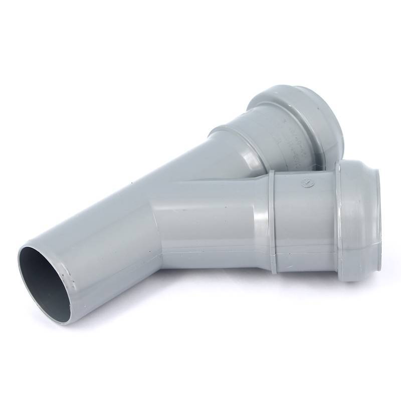 Тройник канализационный Sinikon Стандарт 40x40 мм 45° 508007.R