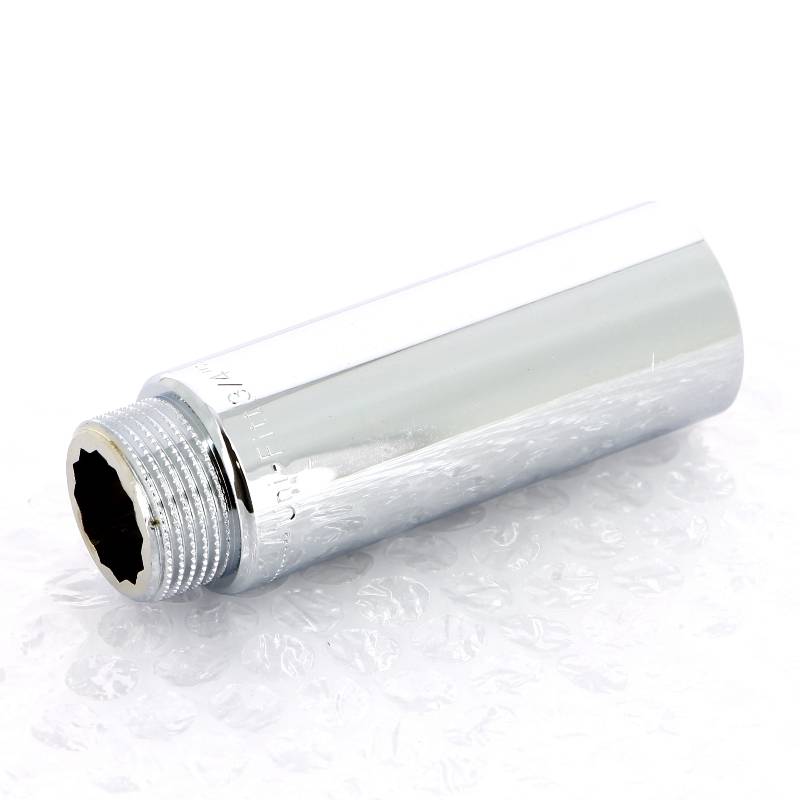 Удлинитель НВ хромированный Uni-Fitt 3/4 x 80 мм 657C3080