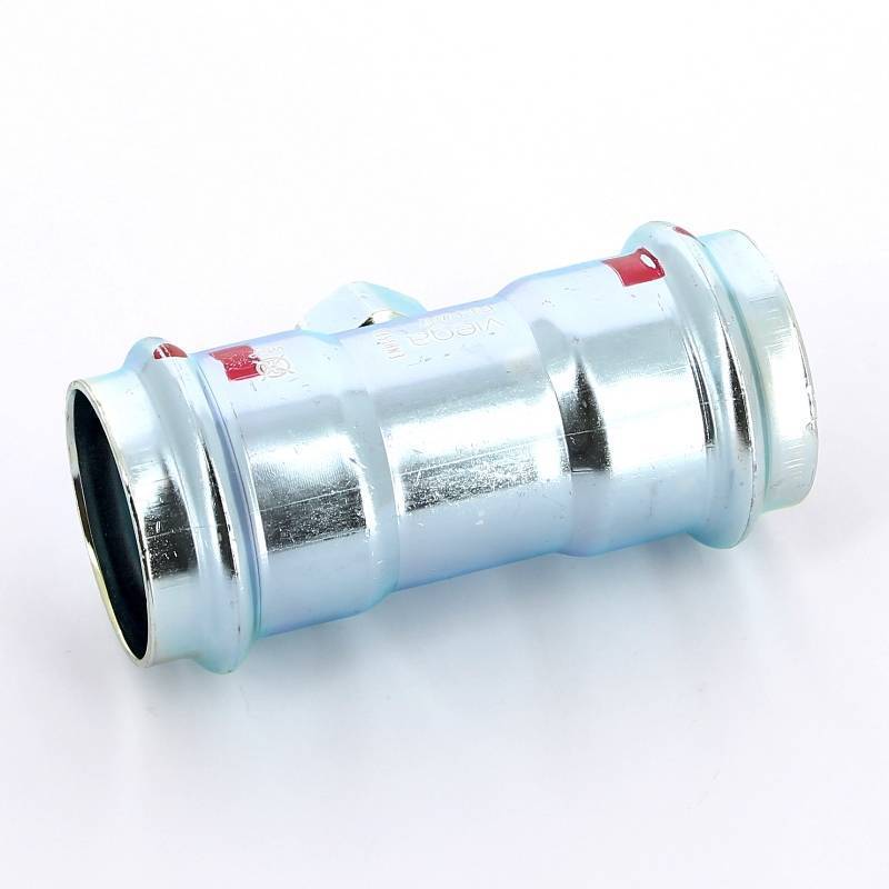 Тройник пресс-ВР оцинкованная сталь Viega Prestabo 42х1/2х42 мм 558956