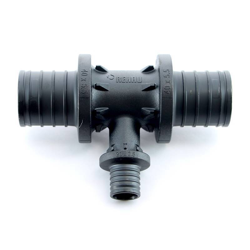 Тройник редукционный REHAU Rautitan PX 40x20x40 мм 11600671001