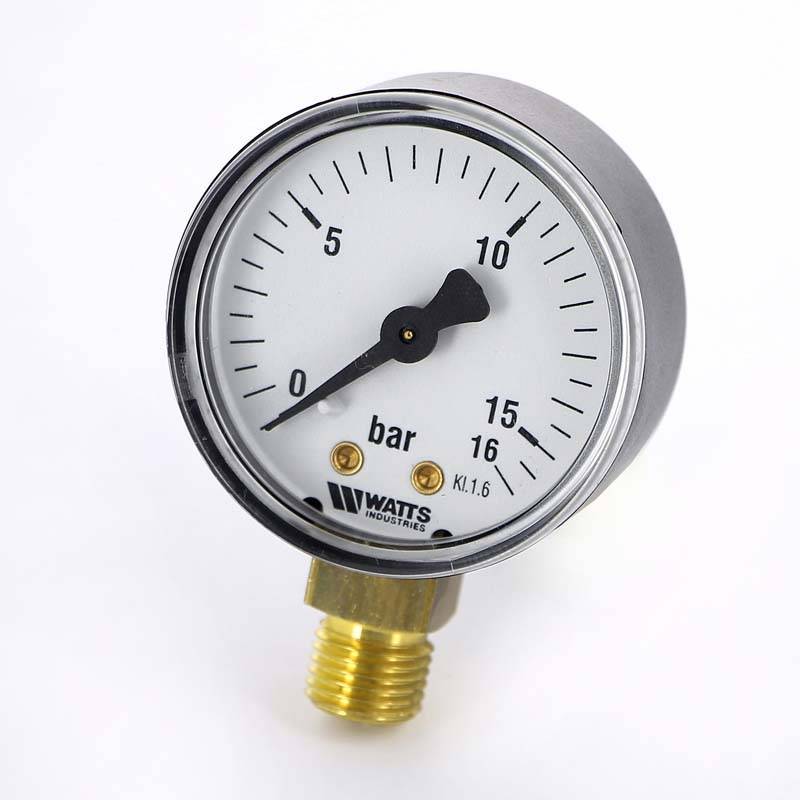 Манометр радиальный Watts F+R200 63 мм 1/4 16 бар 10007725