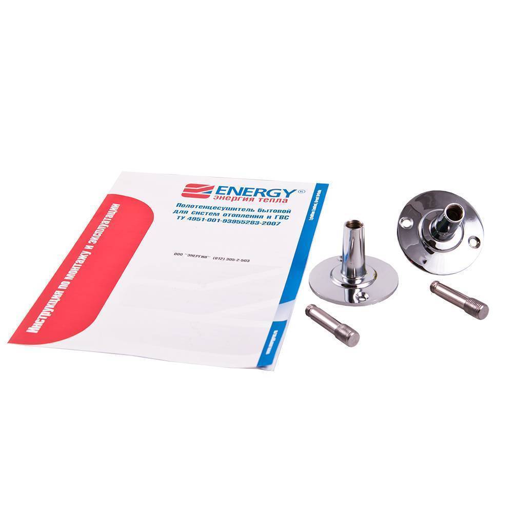 Полотенцесушитель водяной Energy Solo 500х500 мм EWTR0SOLO0505000000