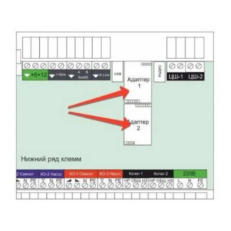 Плата цифровой шины ZONT универсальная для Climatic ML00005842