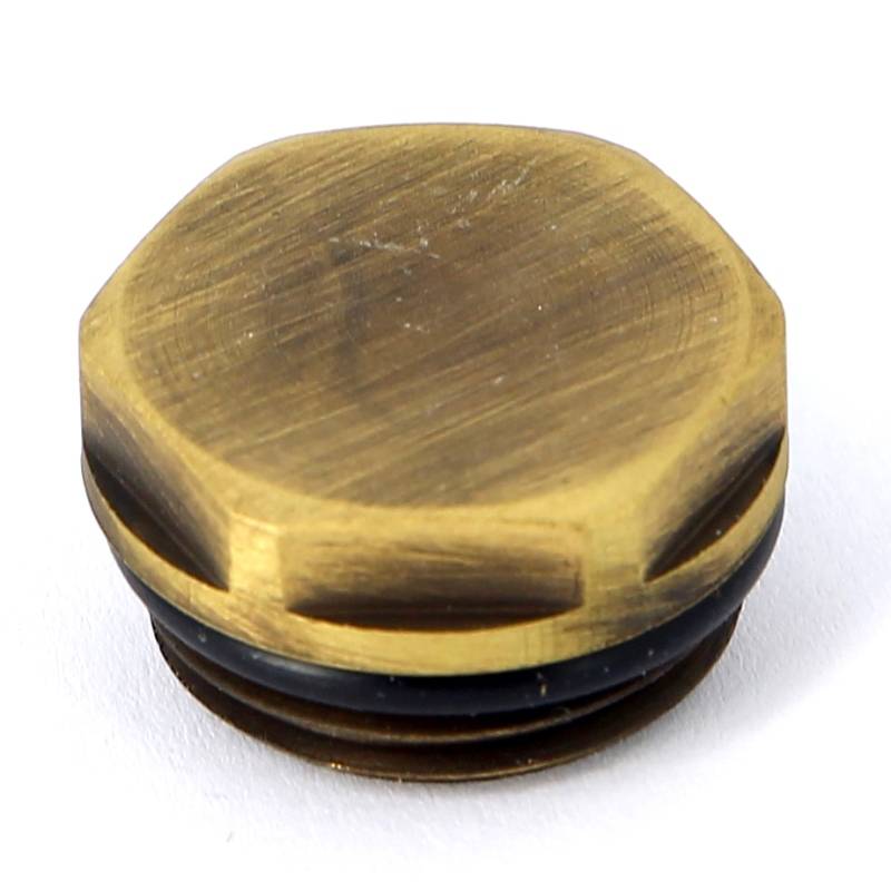 Заглушка Carlo Poletti 1/2 дюйма бронза A51204MA