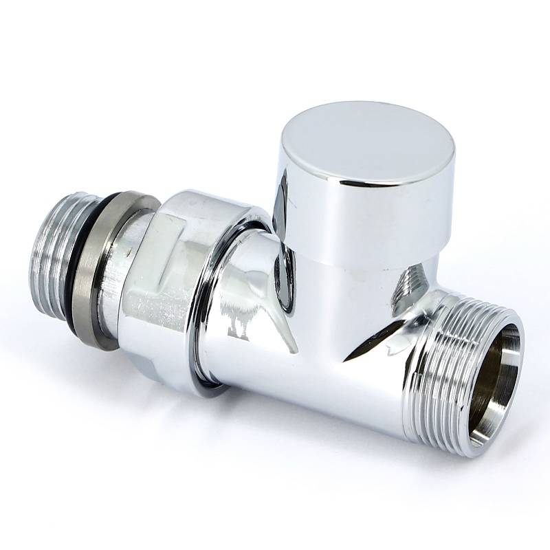 Вентиль обратный Carlo Poletti Compact прямой НН 1/2 x M24x19 хром V150611B