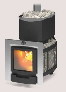 Печь для бани Теплодар Русь-сетка 25 Л Панорама АПБ.56.000.00