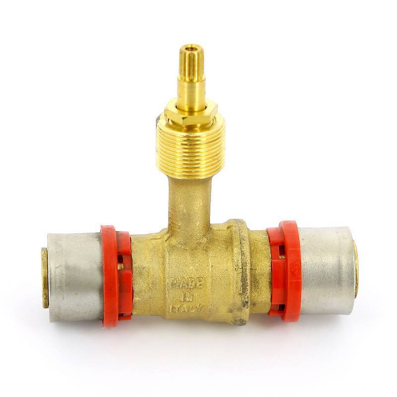 Кран шаровый пресс Tiemme 1680 для скрытого монтажа 26 мм 1680003