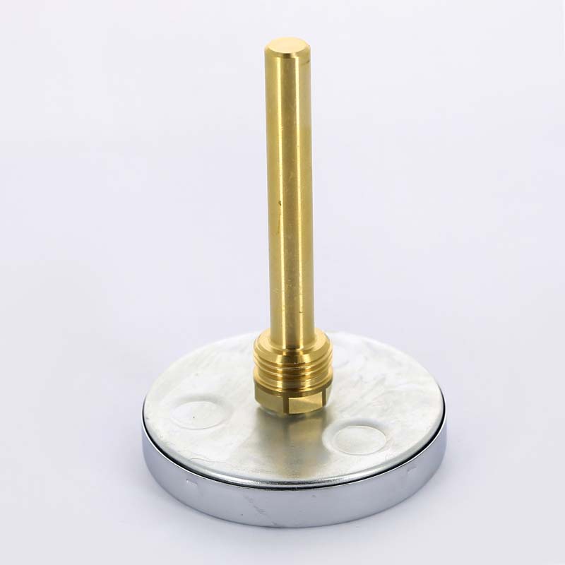 Термометр биметаллический Watts F+R801 80 мм 0-120 °C погружной гильза 100 мм 10005950