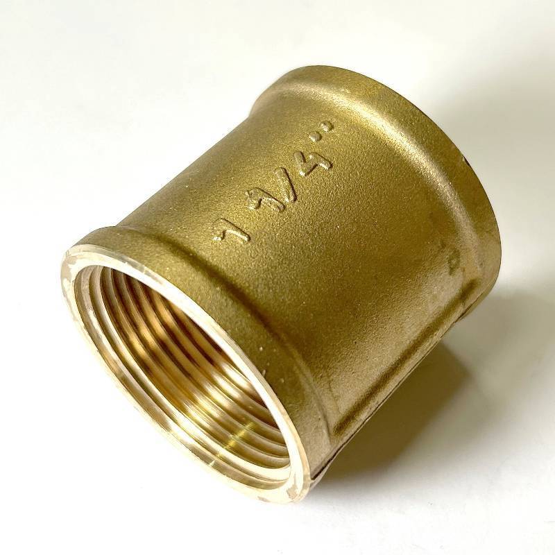 Муфта резьбовая LD Pride DN32 1 1/4 дюйма ВР-ВР латунь LD.65.502.32