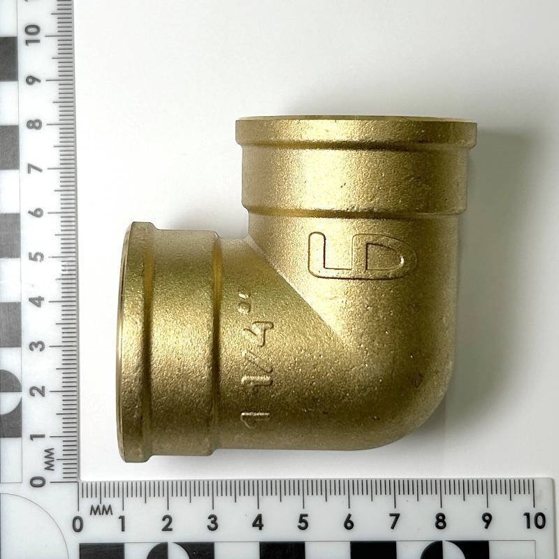 Угол резьбовой 90° ВВ LD Pride 1 1/4 латунь LD.65.512.32