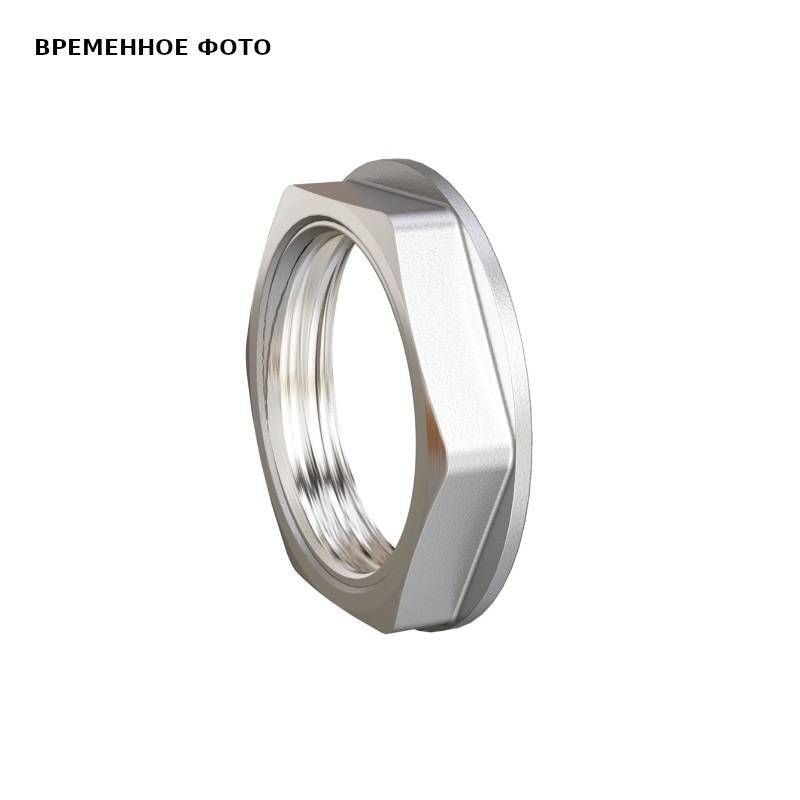 Контргайка с бортиком LD Pride 2 никелированная LD.67.508.50