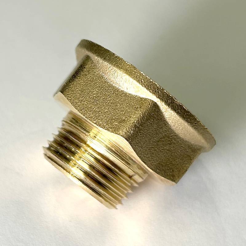 Переход резьбовой LD Pride никелированная латунь 1/2 ВР х 3/8 НР LD.67.509.15х10