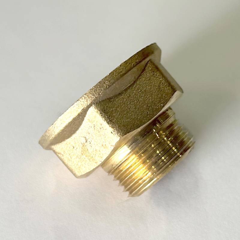 Переход резьбовой LD Pride никелированная латунь 1/2 ВР х 3/8 НР LD.67.509.15х10