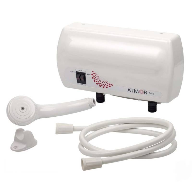 Водонагреватель электрический проточный Ariston Atmor Basic 3.5 кВт душевая лейка 3520062