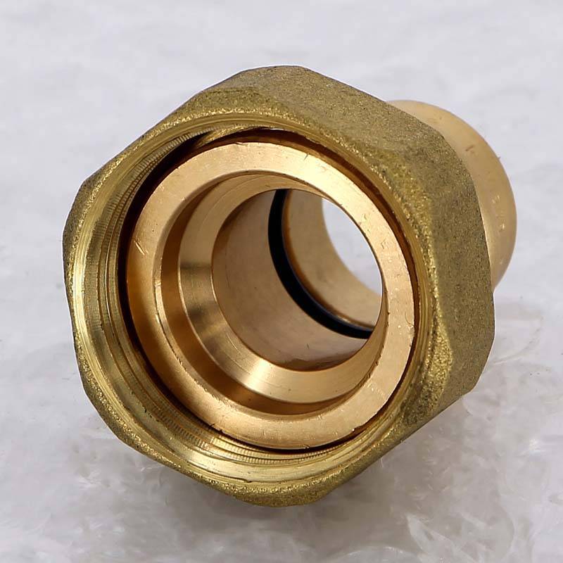 Муфта пресс с накидной гайкой Viega Sanpress 18x1 бронза 305017