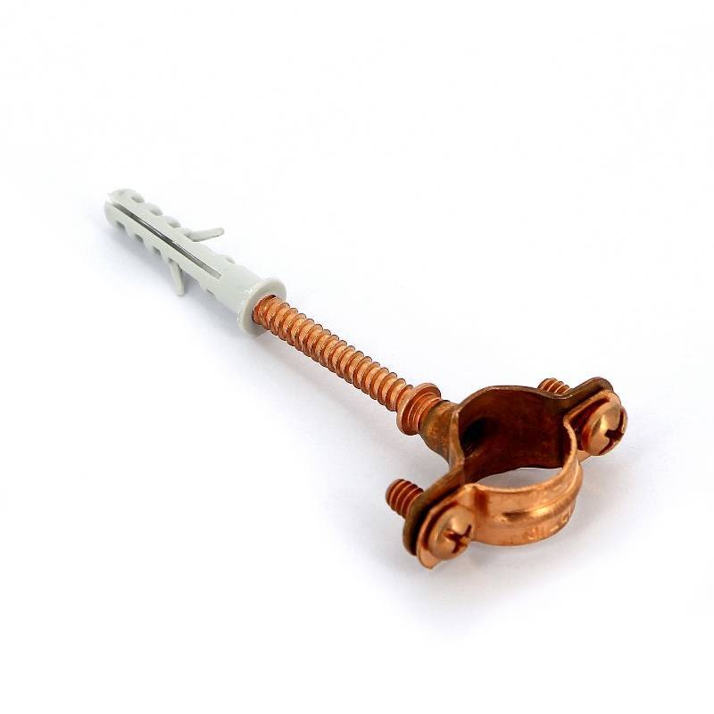 Хомут Uni-Fitt для медных труб 15 мм со шпилькой и дюбелем 851R1500