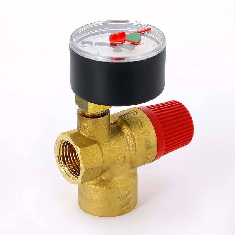 Клапан предохранительный Watts SVM 1/2x3/4 3 бар с манометром 10004648