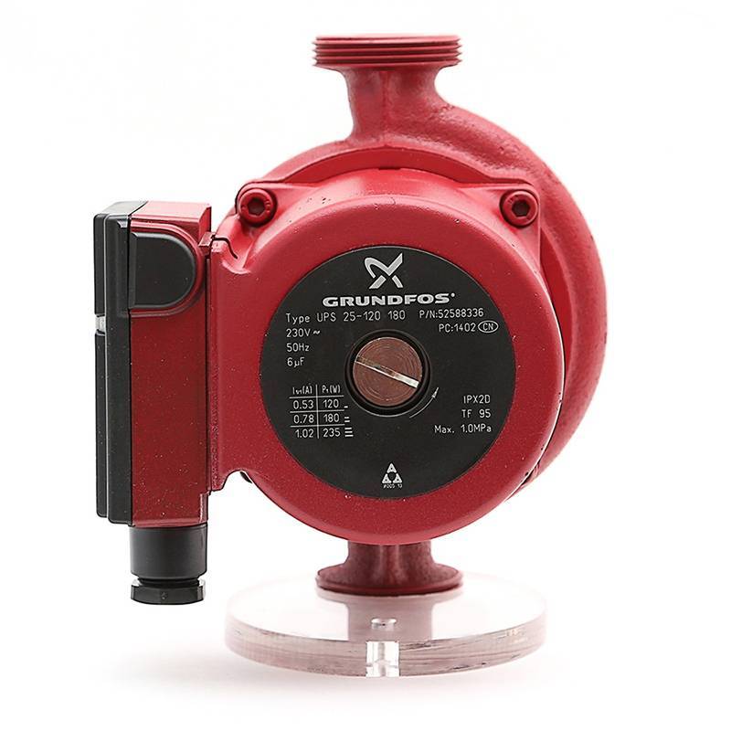 Насос циркуляционный Grundfos UPS 25-120 180 мм 52588336