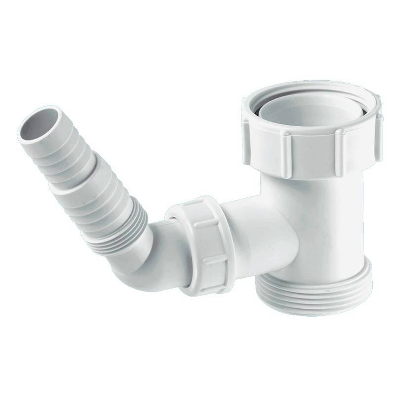 Муфта McAlpine 1 1/2 с угловым адаптером для слива бытовой техники 40ESW