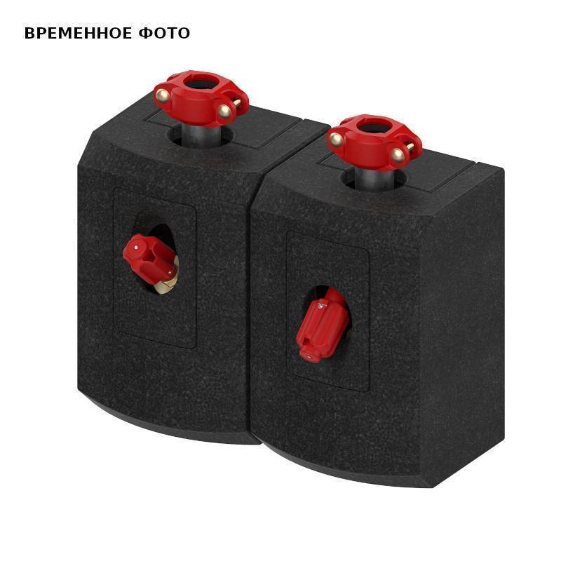 Комплект отсечной арматуры Meibes DN 40 коллектор-насосная группа FL-MK в изоляции M66547EWI