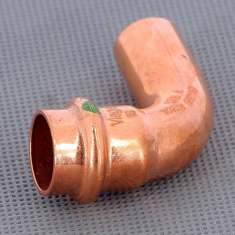 Угол-вставка 90° пресс Viega Profipress 18 мм медь 291655