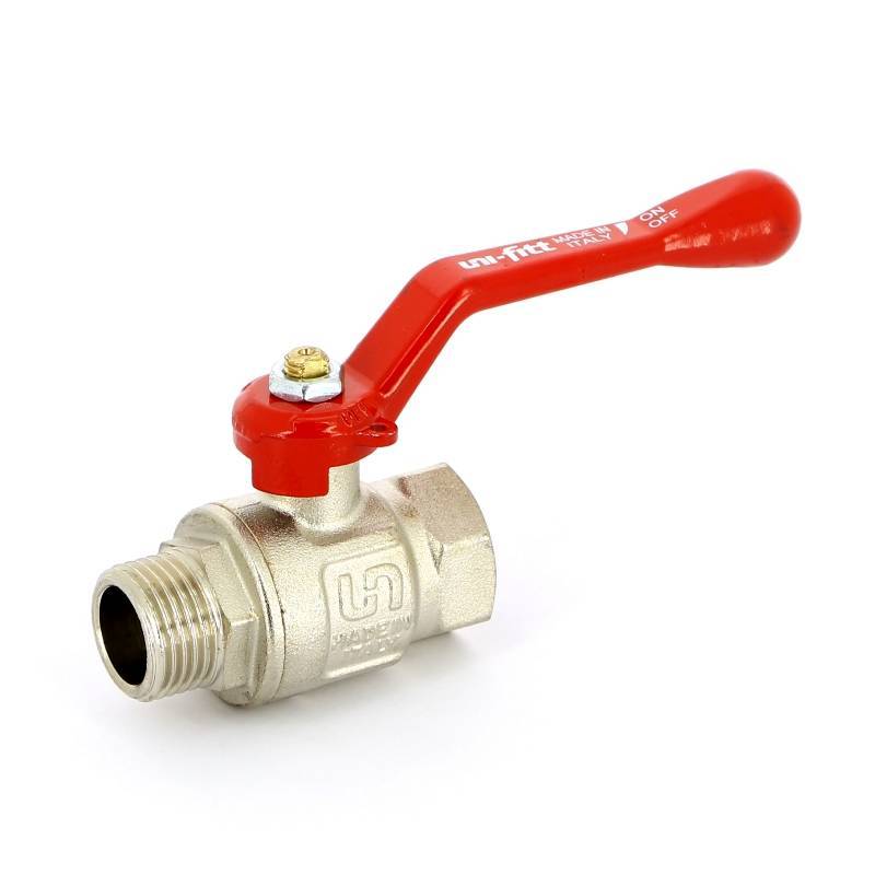 Кран шаровой полнопроходной Uni-Fitt рычаг 1/2 НВ 111L2000