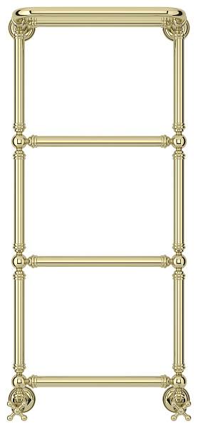 Полотенцесушитель водяной Сунержа Ренессанс 400x960 мм шампань с комплектом вентилей 020-0281-9640