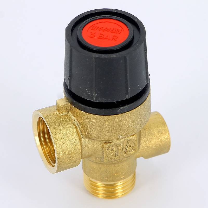 Клапан предохранительный Emmeti 1/2 НВ 3 бар с отверстием для манометра 1/4 00206090